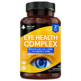 Superdrug New Leaf Eye Health Complex Lutein & Zeaxanthin + Vitamins Dietary Supplement 120 Capsules- Buy online at McGrocer
