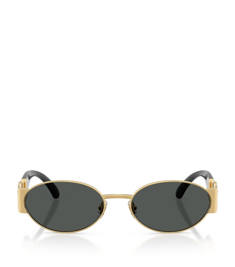 Versace steel oval sunglasses - British product
