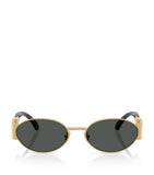Versace steel oval sunglasses - British product