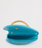 Bvlgari Serpenti Cuoricino mini leather top-handle bag, imported from the UK