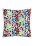 Wylder Midnight Garden Bee outdoor cushion 43cm - British product
