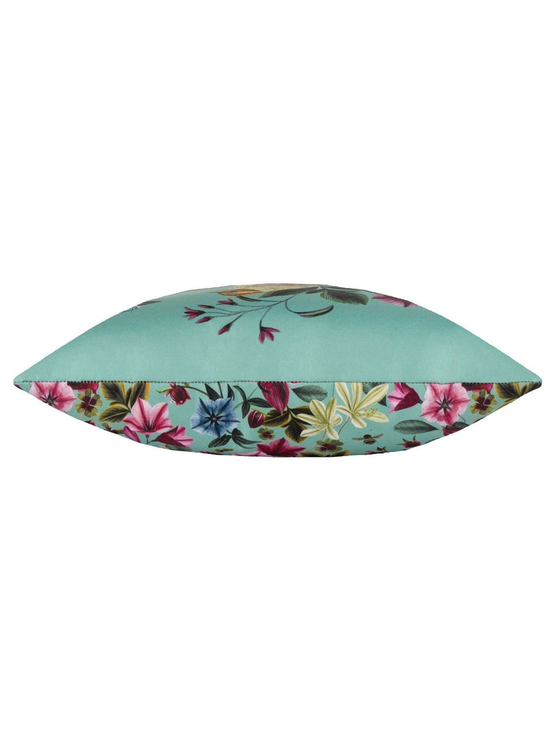 Wylder Midnight Garden Bee outdoor cushion 43cm - British product