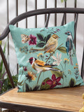 Wylder Midnight Garden Bee outdoor cushion 43cm - British product