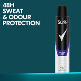 Sure Men Antiperspirant Deo Aerosol Essential Active 200ml GOODS Superdrug