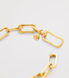 Monica Vinader gold vermeil Alta charm bracelet, UK version