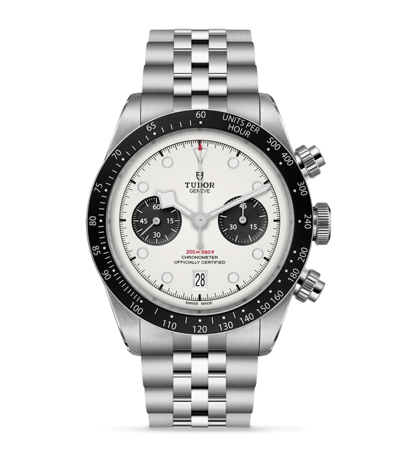 TUDOR Black Bay Chrono stainless steel watch 41mm (British brand)