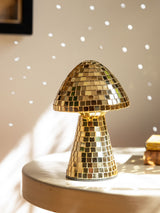 Rockett St George Gold Mushroom Home Decor Ornament 20cm x 13cm x 13cm