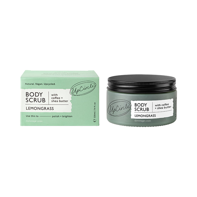 Exfoliating Coffee Body Scrub with Lemongrass and Shea Butter 200ml