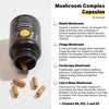 Cannaray Mushroom Complex capsules 60 count, imported from the UK