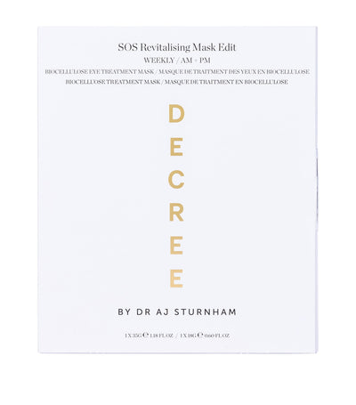 Harrods Decree SOS Revitalising Mask Edit Sheet Mask- Kjøp online hos McGrocer