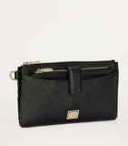 Dolce&Gabbana grained leather card holder logo plaque, UK version