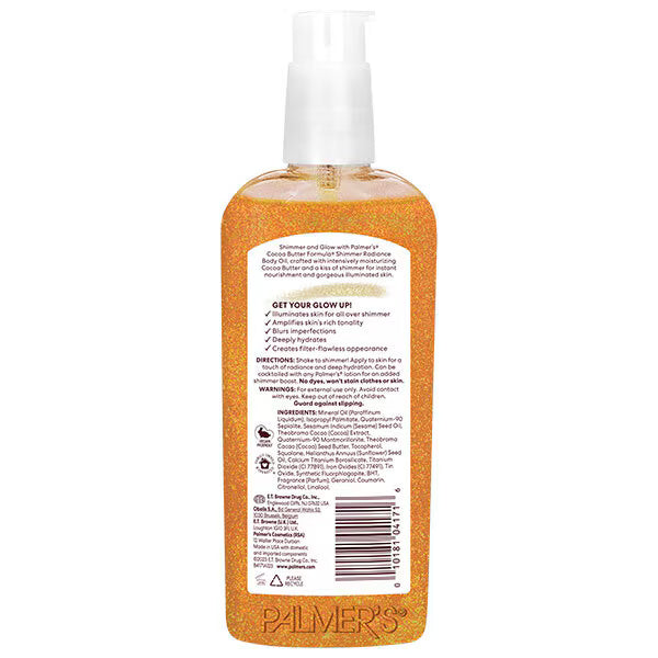 Palmer's Cocoa Butter Formula shimmer radiance oil 150ml, UK version