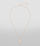 Messika Lucky Move rose gold diamond necklace 0.18ct, UK version
