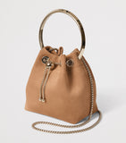 Jimmy Choo leather Bon Bon top-handle bag, imported from the UK
