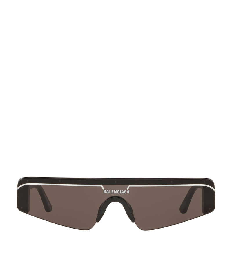Balenciaga rectangular ski sunglasses - British product