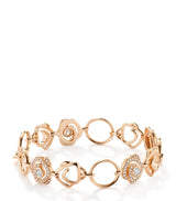 Harrods Boodles Rose Gold and Diamond Maymay Rose Bracelet- Buy online at McGrocer