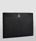 Thom Browne medium leather pouch - British product