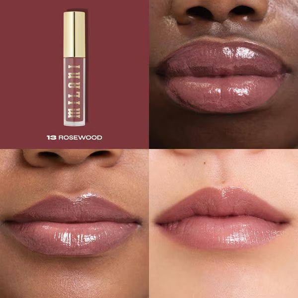 Milani Nourishing Lip Plumper Rosewood, imported from the UK