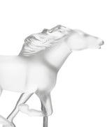 Harrods Lalique Crystal Kazak Horse Sculpture 11cm- Buy online at McGrocer