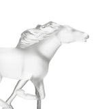 Lalique crystal Kazak horse sculpture 11cm, UK version