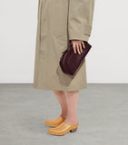 Bottega Veneta large leather Nodo pouch with Intrecciato weave, imported from the UK