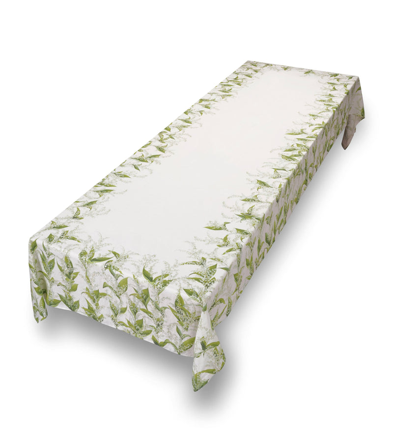 Summerill & Bishop linen Lily of the Valley tablecloth 165cm x 380cm (British brand)