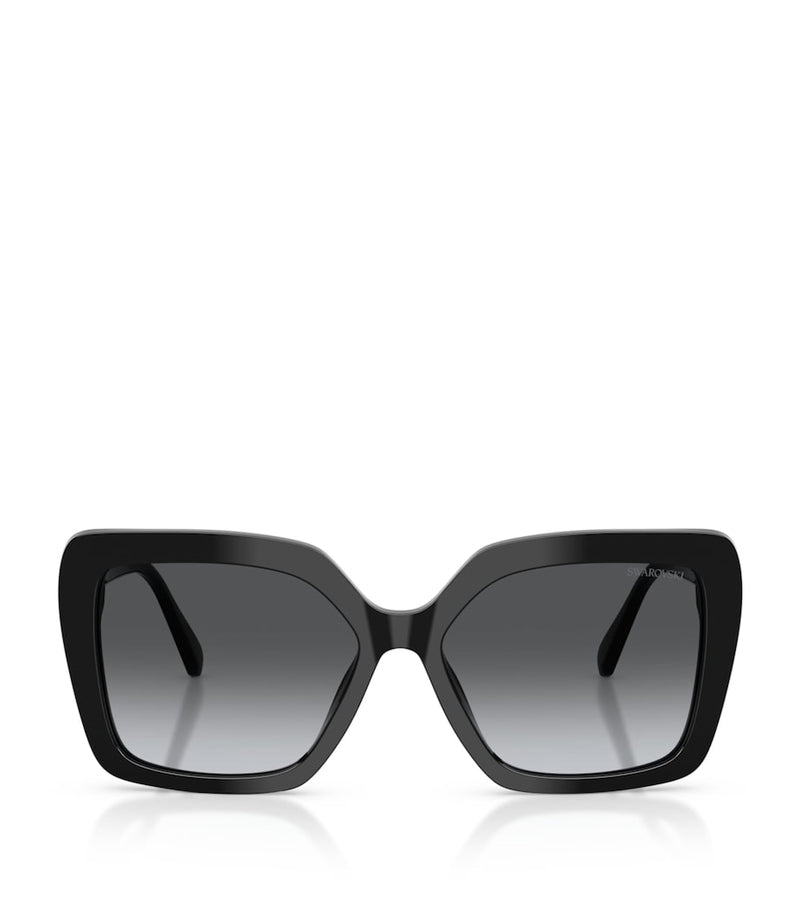 Swarovski butterfly sunglasses with acetate frame and UV protection (British brand)