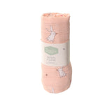 Superdrug Ziggle Cotton Muslin Square - Pink Bunnies- Buy online at McGrocer