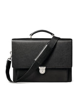 Harrods Aspinal of London Leather City Laptop Briefcase- Buy online at McGrocer