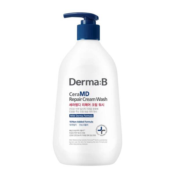 Derma:B CeraMD Repair cream wash 400ml (British brand)