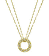 Harrods Boodles Small Yellow Gold and Diamond Roulette Pendant Necklace- Buy online at McGrocer