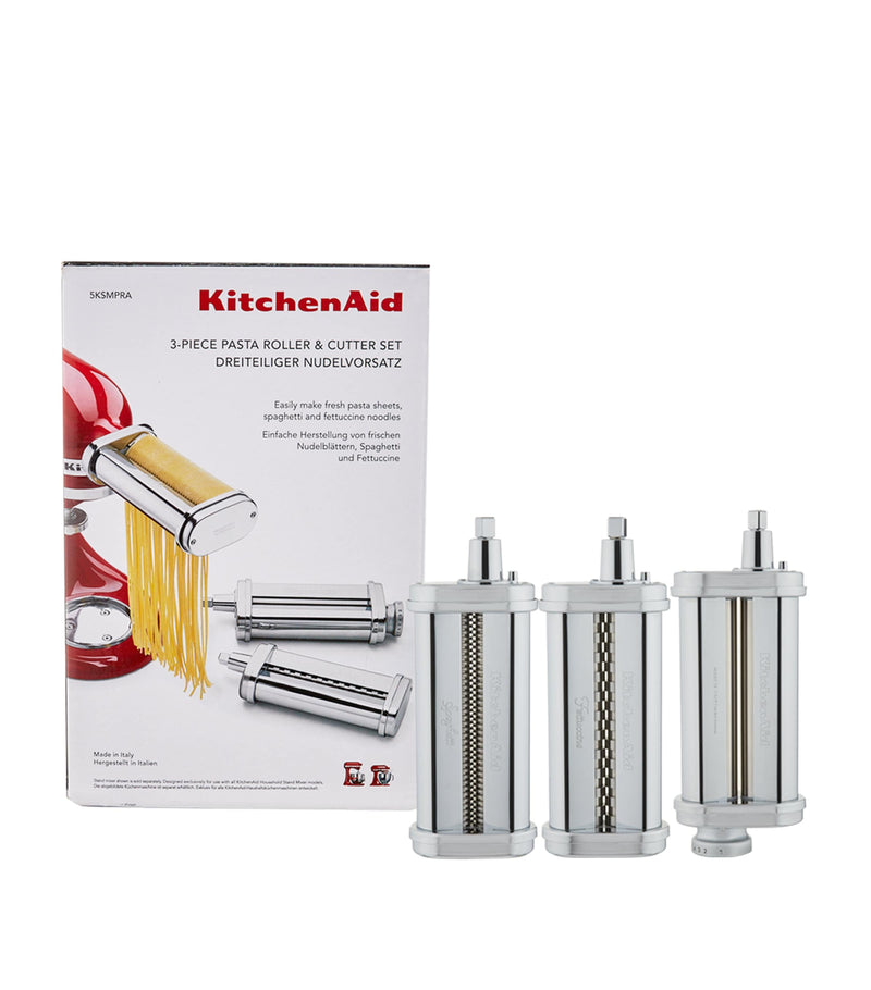 KitchenAid three-piece pasta roller and cutter set, UK version