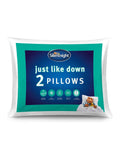 Silentnight Medium Just Like Down pillow 2 pack (British brand)