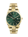Sekonda Gold & Green Colour Pop Dial Watch 41mm (British brand)