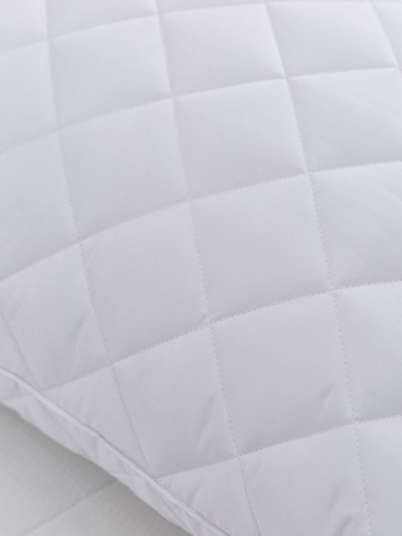 Silentnight quilted duck down pillow (British brand)