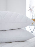Silentnight quilted duck down pillow (British brand)
