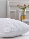 Silentnight quilted duck down pillow (British brand)
