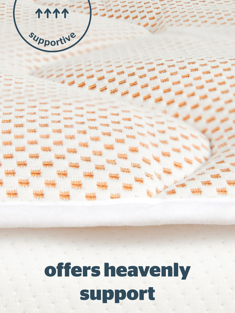 Silentnight White Wellbeing Copper mattress topper (British brand)
