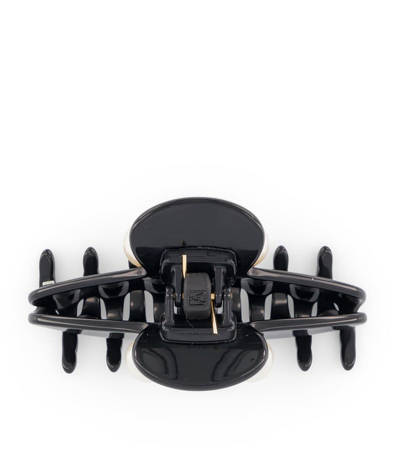 Alexandre de Paris hair clip oversize pearl-detail 8.5cm, imported from the UK