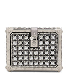 Dolce&Gabbana crystal-embellished shoulder bag, imported from the UK