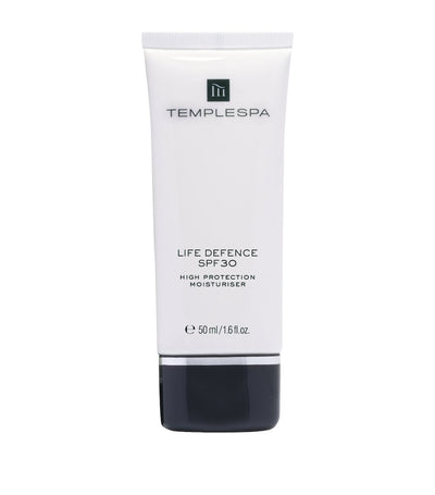 Harrods Temple Spa Life Defence SPF30 Face Moisturiser 50ml- Buy online at McGrocer