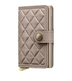 Secrid leather diamond-embossed miniwallet, UK version