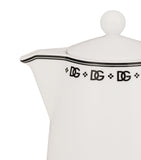 Dolce&Gabbana porcelain teapot with monogram and Art Deco design - British product