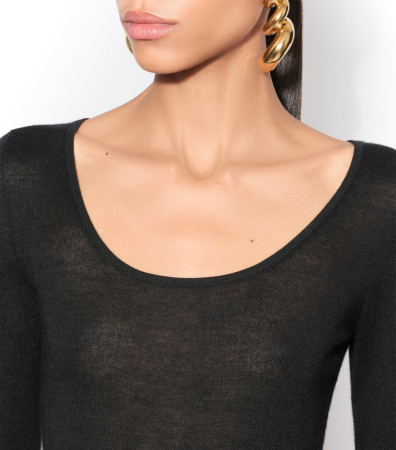 Alaïa Torsion Drop earrings, imported from the UK