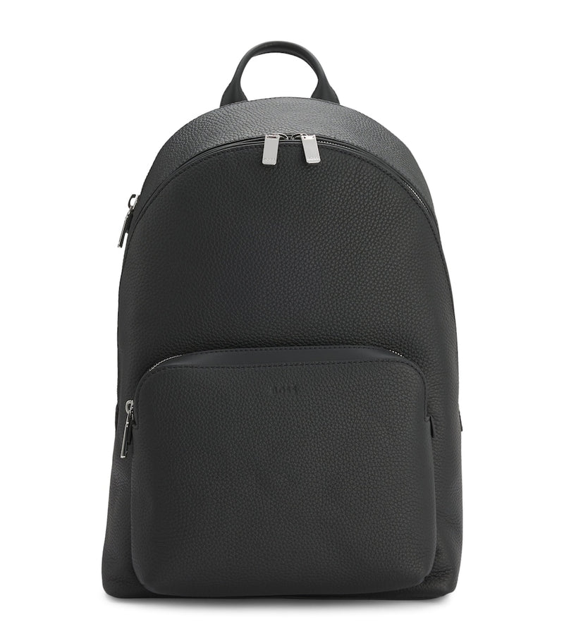 Sleek Backpack with Carbon Fibre Accents and USB Port, 43cm x 30.5cm x 14cm