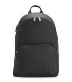 Sleek Backpack with Carbon Fibre Accents and USB Port, 43cm x 30.5cm x 14cm