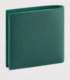 Bvlgari leather compact wallet grainy calf, UK version