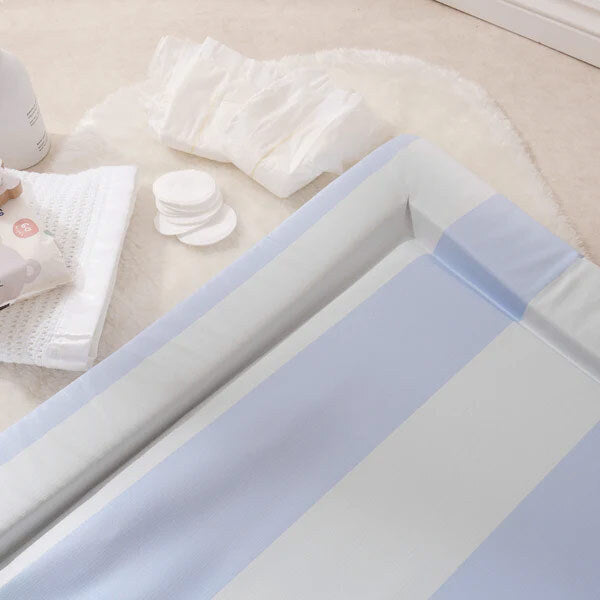 Tiny Bed Company Hamptons changing mat soft blue, imported from the UK