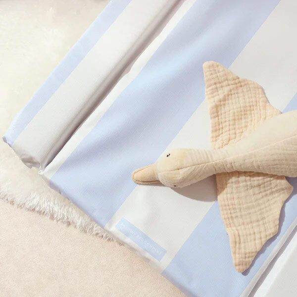 Tiny Bed Company Hamptons changing mat soft blue, imported from the UK