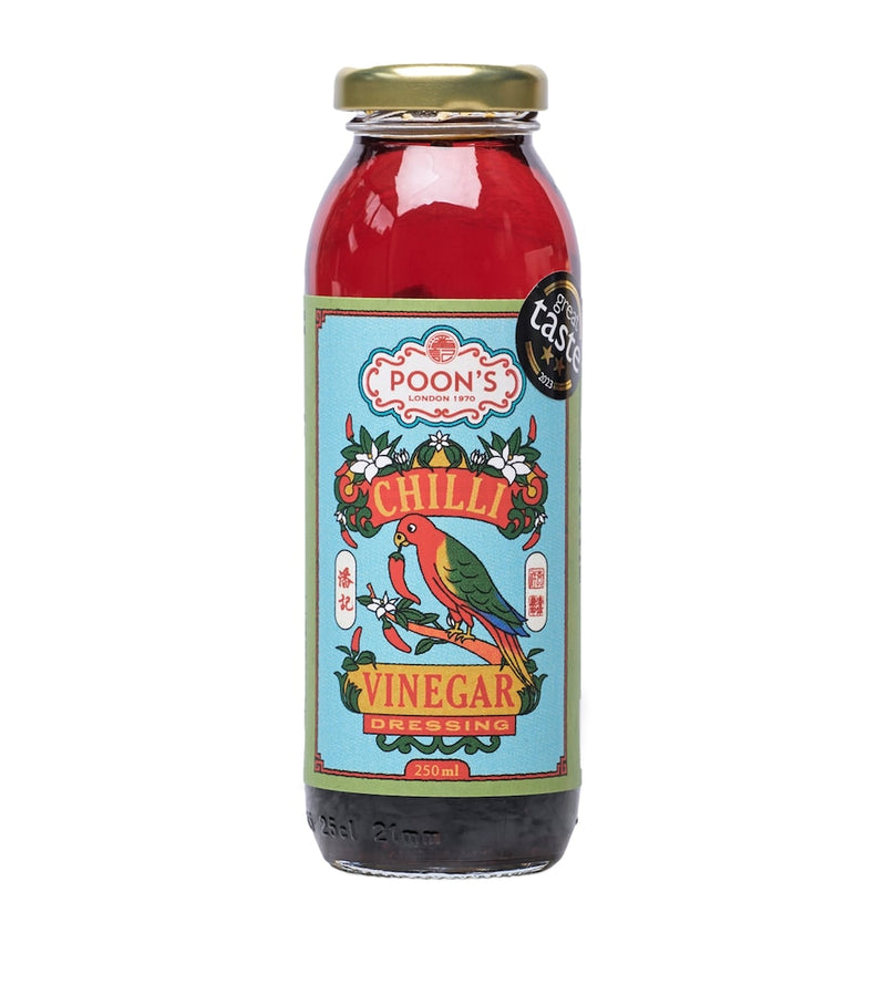 Poon's chilli vinegar dressing 250ml, imported from the UK
